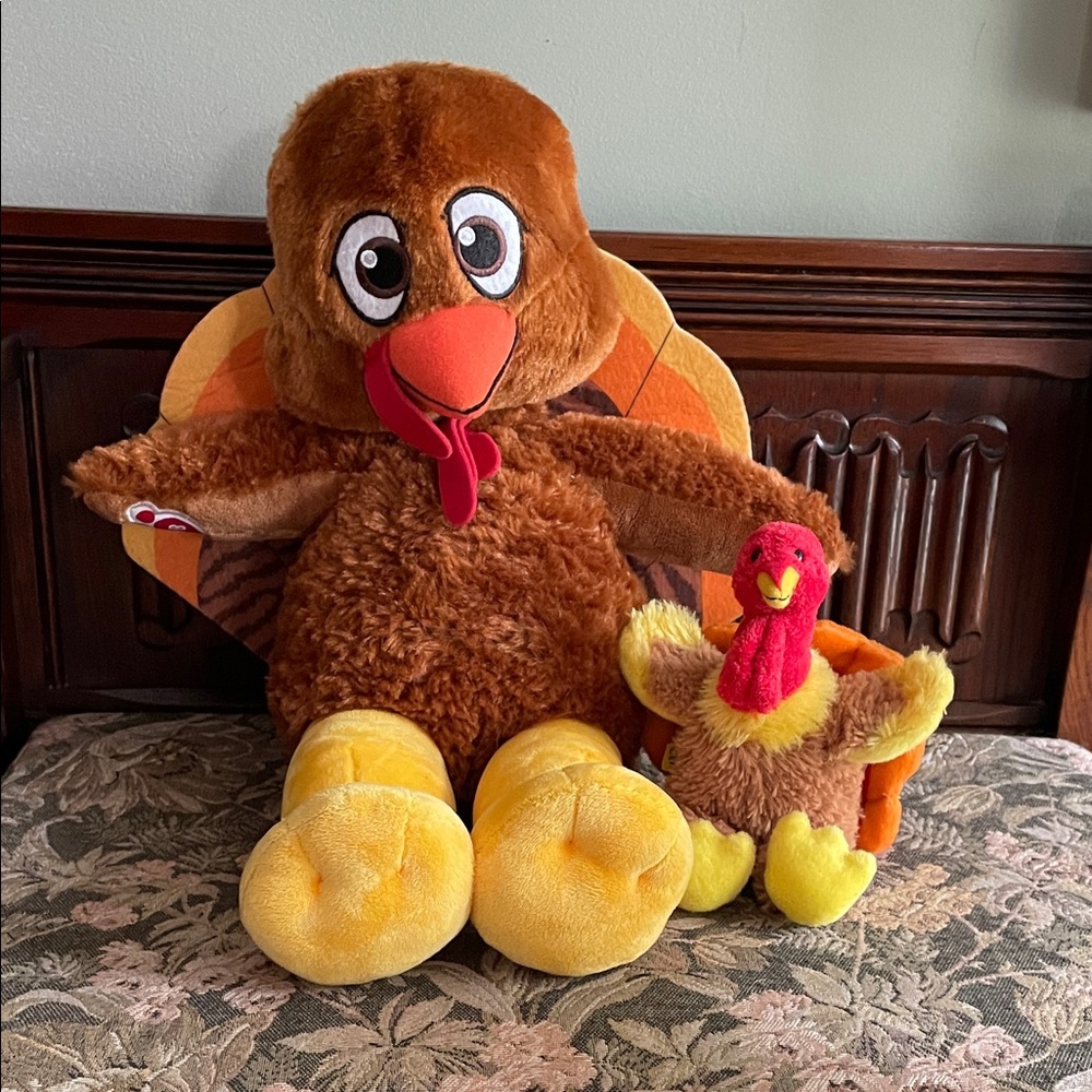 Plush Build-A-Bear Turkey Toy Set